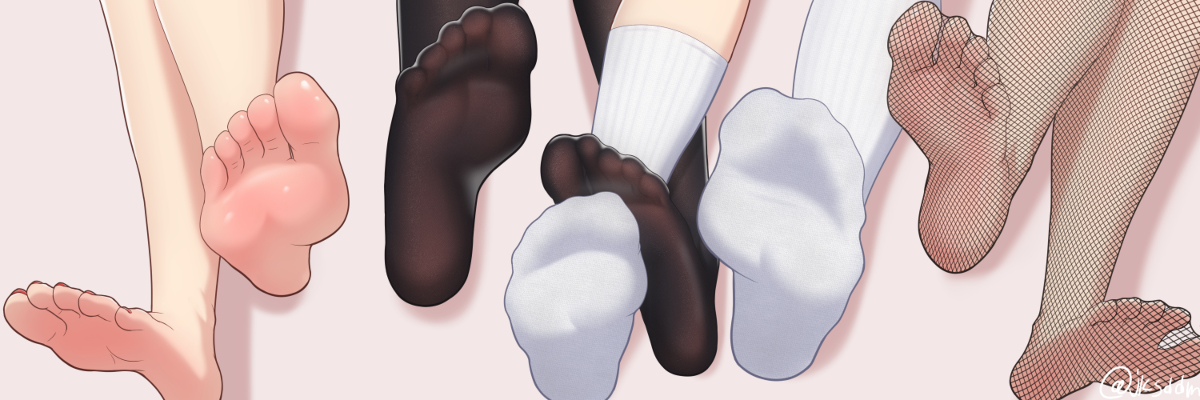 Beautiful and sexy anime girls feet. 